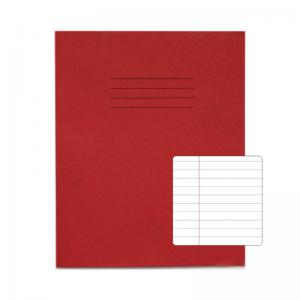 Rhino Stationery RHINO 8 x 6.5 Exercise Book 48 Page, Red, F8M Pack of
