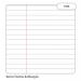 RHINO 8 x 6.5 Exercise Book 48 Page, Red, F6M (Pack of 100) VEX342-422-6
