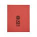 RHINO 8 x 6.5 Exercise Book 48 Page, Red, F8 (Pack of 100) VEX342-626-8