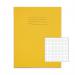 RHINO 9 x 7 Exercise Book 80 Page, Yellow, S5 (Pack of 100) VEX554-274-6