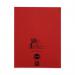 VEX678-33-0: RHINO 9 x 7 Exercise Book 64 Page F8M Red (Pack of 100) VEX678-33-0