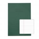 RHINO A4 Exercise Book 48 page, Dark Green, F8M (Pack of 100) VEX681-71-2