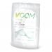 This photo features VOOM Nutrition First Aid Supplies VOOM WORX lemon and lime flavored powder in a 20 serving pouch weighing 200 grams (VM2005). The pouch is vibrant in color with the VOOM WORX logo prominently displayed. The powder itself has a bright yellow and green hue, and is finely textured.