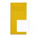 RHINO 8 x 4 Exercise Book 32 Page, Yellow, F8 (Pack of 100) VNB005-83-2