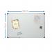Drywipe Boards Whiteboard 60cm x 90cm Magnetic - White WALWB60
