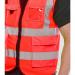 Beeswift Executive Hi Viz Waistcoat Red 4XL WCENGEXECRE4XL
