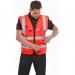 Beeswift Executive Hi Viz Waistcoat Red 2XL WCENGEXECREXXL