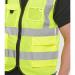 Beeswift Executive Hi Viz Waistcoat Saturn Yellow XL WCENGEXECXL