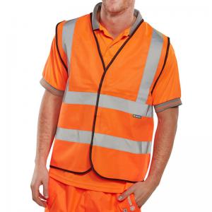 Beeswift B-Seen EN ISO 20471 Vest Orangexl WCENGORxL