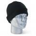 This photograph features a black Beeswift Beenie Hat with the Beeswift logo and design. The hat has a thick, comfortable material and a slouchy fit, perfect for keeping warm in style. The iconic Beeswift watch add-on is also visible, lending a unique touch to this versatile accessory.
