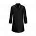 A photo of Beeswift Overalls and Coverall in black, XXL size with a matching house coat. The overalls have a practical design with multiple pockets and a secure fit. The house coat adds extra protection, making this a reliable and efficient workwear option.
