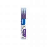 Pilot FriXion Ball Refills - Violet - Medium Tip (3) WLT80003356094