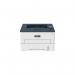 The photo shows a sleek and modern Xerox B230 A4 Mono Laser Printer. Its compact design, complete with a control panel and paper tray, makes it an ideal choice for any office setting. The laser printer boasts reliable and efficient printing capabilities, making it a must-have for any business.