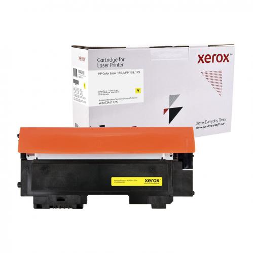 Cheap Stationery Supply of Xerox Everyday Toner For HP W2072A 117A Yellow Laser Toner - 006R04593 Office Statationery