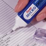 Correction Media Pentel Micro Correct 12ml Correction Pen Pack of 12 ZL31-WE