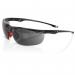 This photograph captures a pair of Beeswift High Performance Sportstyle Spectacles in a sleek grey shade, designed to protect the eyes with Beeswift Eye Protection technology. The frames have a sporty and modern look, making them a stylish choice for any activity. The lenses are clear and provide a wide field of vision, while the temple tips offer a comfortable fit.