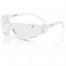The photograph features a pair of Beeswift Performance Wrap Around Spectacles in a clear color, providing full eye protection. The wrap around design allows for comfortable and secure wear. These spectacles are perfect for various activities and environments.