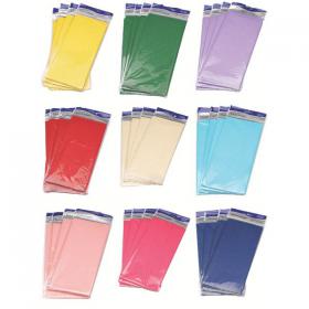 Tissue Paper C6 500x750mm Assorted x5 Pack of 36 C6 CTY08060