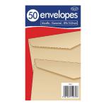 County Stationery Manilla Gummed Envelopes 89x152mm (Pack of 1000) C517 CTY1149