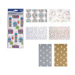 County Stationery Printed Tissue Assorted Designs x7 (Pack of 24) C195 CTY6194