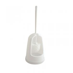 2Work Plastic Toilet Brush Set White P3309 CX00327