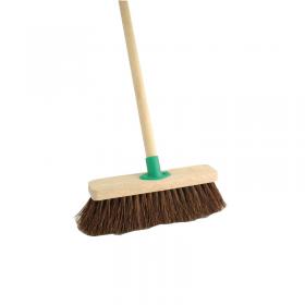 Stiff Bassine Broom with Handle 12 Inch VOW/F.10/BKT/C4 CX00375