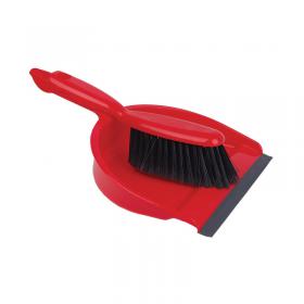 Dustpan and Brush Set Red 102940RD CX03970