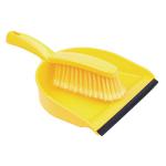 Dustpan and Brush Set Yellow 102940YL CX03972