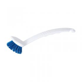 Washing Up Brush Long Handle White/Blue 102998 CX04835