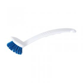 Washing Up Brush Long Handle WhiteBlue 102998 CX04835