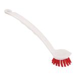 Long Handle Washing Up Brush White/Red 102998 CX04837