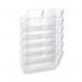 Durable Flexiplus Wall Mounted Landscape Literature Holder A4 Clear (Pack of 6) 1700014401 DB01440