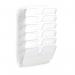 Durable Flexiplus Wall Mounted Landscape Literature Holder A4 Clear (Pack of 6) 1700014401 DB01440