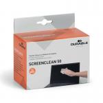 Durable Screenclean 50 Wipes Bio-degradable Individually Wrapped (Pack of 50) 578702 DB03424