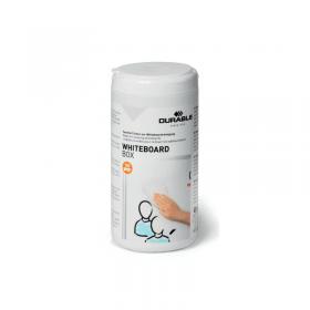Durable Whiteboard Box Whiteboard Cleaning Wipes Bio-degradable (Pack of 100) 575902 DB03721