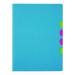 Durable Pagna 5-part Folder A4 Light Blue (Pack of 10) 4180313