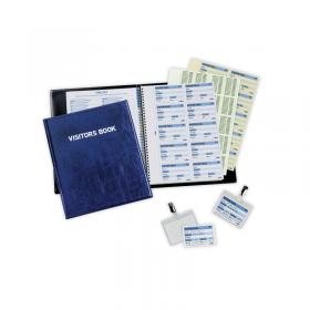 Durable Visitors Book with 100 Badge Inserts 1463/00 DB10089