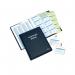 The photograph features a sturdy Durable Visitors Book with 300 Badge inserts, designed to keep track of visitors and their information. The book is neat and organized, with a clean and professional appearance. The badge inserts are neatly arranged and ready to use. This book is the perfect solution for any business or event that requires efficient visitor management.