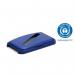 Durable 60L Hinged Bin Lid Blue Slot Cut-Out For Easy Recycling Durabin 1800502040 DB10758