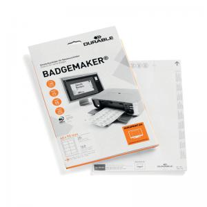 Durable Badgemaker Insert Sheets 60x90mm Pack of 160 145602 DB14056