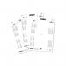 Durable Badgemaker Insert Sheets 52x100mm (Pack of 40) 145802 DB14058