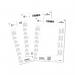 Durable Badgemaker Insert Sheets 61x210mm 150gsm White (Pack of 20) 146002 DB14060