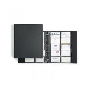 Durable VISIFIX ECONOMY 400 Business Card Ring Binder Black A4 244401 DB21622