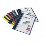 The durable clip files, measuring 3mm, have the ability to securely hold paper and documents in place. They are designed in a standard A4 size and come in assorted colors. This pack includes 25 clip files, making it ideal for organizing and storing a large number of papers. The clip files feature DURACLIP technology, ensuring their sturdiness and longevity. The smooth finish and slim design make them easy to store and transport.