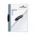In the photo, there are 25 transparent A4 Durable Clip Files, each fitted with a SWINGCLIP 30 mechanism. The folders have a sturdy build and are designed for durability, making them perfect for organizing and storing important documents.