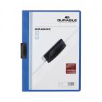 Durable DURAQUICK Clip Folder A4 Blue (Pack of 20) 2270/06 DB227006