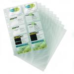 Durable Visifix Business Card Pockets Refill A4 Transparent (Pack of 10) 2389 DB2389
