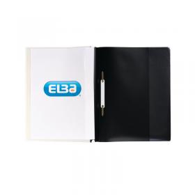 Elba Pocket Report File A4 Black (25 Pack) 400055036 DB257901