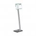 Durable Floor Infostand Info sign Stand A4 Silver 481223 DB40351