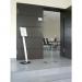 Durable Floor Infostand Info sign Stand A4 Silver 481223 DB40351